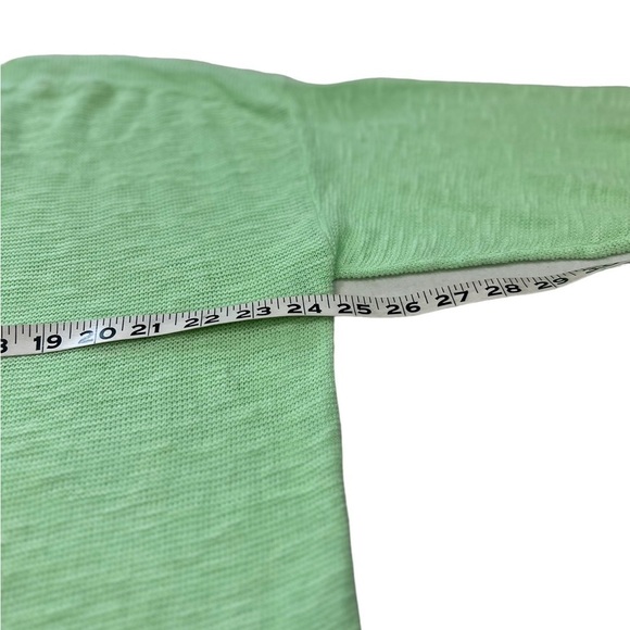 Eileen Fisher ORGANIC LINEN COTTON Lightweight Sweater Tunic Top Boat Neck - Picture 8 of 10